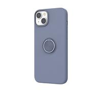 Novodio Coque souple avec anneau pour iPhone 14 Plus - Bleu