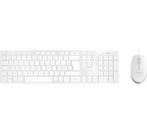 Novodio Kit Clavier et Souris USB-A pour Mac - Argent
