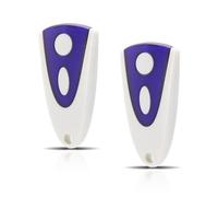 Novoferm Lot de 2 émetteurs portatifs de rechange pour Novotron 502 MIX43-2, télécommande d'ouverture de porte de garage 433,92 MHz, compatible avec Novoferm Novotron 512 et Tormatic - 2 canaux