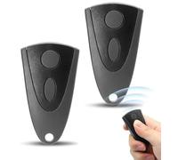 Novoferm Lot de 3 émetteurs portatifs de rechange pour Novotron 502 MIX43-2 et Novotron 512, télécommande d'ouverture de porte de garage 433,92 MHz compatible avec NovoPort & Tormatic 2 canaux