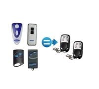 NOVOFERM NOVOTRON - 2 X TELECOMMANDE Compatible NOVOFERM NOVOTRON 502 504 512 522 524 MNHS433 MCHS433