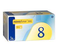 NOVOFINE Lot de 100 canules 0,30 x 8 mm 30 G mur fin par Novo Nordisk Pharma GmbH