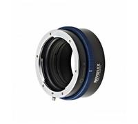 Novoflex Bague d'adaptation Nikon F pour boîtier Sony E avec contrôle de diaphragme Noir/Bleu