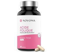 Parapharmacie en ligne > Compléments alimentaires > Compléments Alimentaires Fertilité Et Grossesse Novoma Acide Folique Gélules x 90