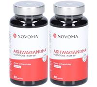 NOVOMA Ashwagandha Bio KSM-66 Capsule(S) 2x60 pc(s)