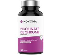 Novoma Picolinate De Chrome 120 Comprimés