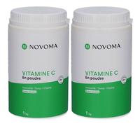 NOVOMA Vitamine C Poudre Pour La Préparation D'Une Solution 2x1000 g