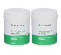 NOVOMA Vitamine C Poudre Pour La Préparation D'Une Solution 2x500 g