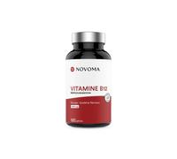 NOVOMA Vitamine B12 Vegan 1000 μg, Méthylcobalamine Pure, Absorption Maximale, Immunité & Anti-Fatigue, Cure de 4 mois, 120 Gélules, Fabriqué en France