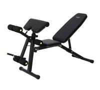 Novonova Banc de Musculation Réglable Complet Multifonction, Banc Abdominaux avec Siège Inclinable pour Entraînement Complet, Banc Inclinable Musculation Stable/Weight Bench Réglables Multiples Noir