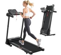 Novonova Tapis de Course Inclinable Pliable Electrique, Tapis Course Electrique Moteur 630W, Vitesse Réglable, Écran LED, 12 Programmes, Tapis de Marche Pliable, Tapis de Sport Course Cardio Maison