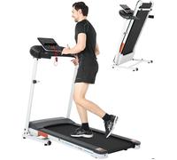 Novonova Tapis de course pliable motorise 15 programmes Silencieux avec Roues de Transport et verin hydraulique SY-T2712