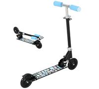 Novonova Trottinette Enfant 4-6 Ans Pliable, Trottinette Adolescent avec Guidon Réglable en Hauteur 3 Niveaux, Trotinettes Grande Roues et Poignée Antidérapant, Trotinette Ado/Enfant 95-130CM, 50KG