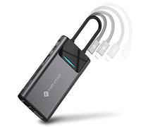 NOVOO 9 en 1 Station d'accueil,Docking Station 9 Ports Hub USB C Adaptateur Universal vers Dual HDMI, PD 100W, USB 2.0 pour Lenovo/Dell/HP/ASUS/Microsoft