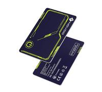 NOVOO Air Tag Card Wallet Tracker, 1,6 mm Slim Smart Card, 6 Ans Batterie, IP68 étanche, Compatible Apple Où est (iOS Only), Bluetooth Localisateur pour Portefeuilles, Valises, Passeports, Vert