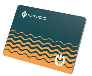 NOVOO Air Tag Card Wallet Tracker Thin 1,6 mm, Smart Card Slim, Batterie 6 Ans, IP68 étanche, Compatible Apple Où est (iOS), Bluetooth GPS, Localisateur de Portefeuille, valises, passeports
