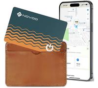 NOVOO Air Tag Carte Wallet Tracker Card Slim 1,6 mm Trouver des portefeuilles Compatible avec Apple Où est-il? APP (iOS uniquement, Android Non pris en charge) Trouver des objets pour Valises de