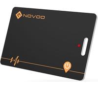 NOVOO Carte SmartTag Card fine rechargeable Air Tag avec Apple Find My (iOS uniquement) étanche IP68 Smart Bluetooth compatible avec portefeuille, passeport, bagages