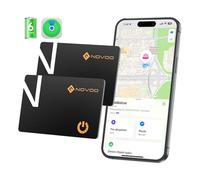 NOVOO Localisateur d'objets Carte Tracker pour Portefeuille (iOS)