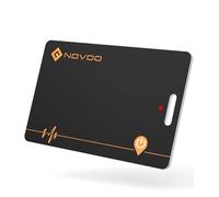 NOVOO Portefeuille Tracker Card, Recharge sans Fil Localisateur Portefeuilles Rechargeable, Localisation Bluetooth 1,9 mm IP68 (iOS Uniquement, Apple Find My), Air Tag GPS Anti-Perte pour passeports