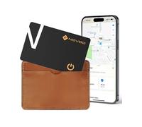NOVOO Smart Air Tag Ultra-Fin Localisateur d'objets Localisation d'articles Tracker Carte Compatible avec Find My pour Valises Portefeuilles Clés Bagages Sacs