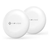 NOVOO Smart Tag Bluetooth, Compatible Apple & Google Find My, Alarme 80dB, IPX5 Étanche, Pile Remplaçable, 4 Pack