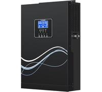 NOVOPAL 2500W Onduleur Hybride 24V DC 220V AC Pur Sinus Convertisseur | 80A MPPT Régulateur de Charge PV Maximum 450V DC,Adaptable aux Batteries Plomb-Acide ou Lithium