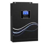 novopal® 3500W Hybrid Inverter 24V DC to 220V/230V AC Off Grid Pure Sine Wave Solar Inverter with 100A MPPT Charge Controller Maximum PV 500V DC Work with 24V Lead-Acid and Lithium Batteries