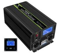 NOVOPAL 4000W Convertisseur Pur Sinus 24V 220V Onduleur Transformateur | 5m Télécommande avec codes d'erreur,2 EU Prises,1 port USB,écran LCD,pour Voiture,Caravane,Bateau,Camping,Voyage,