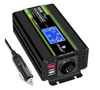 NOVOPAL Convertisseur Pur Sinus 500W Onduleur Convertisseur 12V 220V 230V avec EU Prises et écran LCD,pour Voiture, Caravane, Bateau, Camping, Voyage
