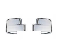 NOVSKI Couverture Rétroviseur pour Dodge Nitro 2007-2012,Gauche Droite Rétroviseur Coque Protection Décorative Accessoires Extérieurs.,A-Chrome