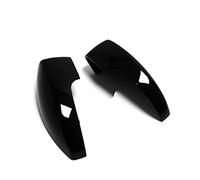 NOVSKI Couverture Rétroviseur pour Ford EcoSport 2013 2014 2015 2016 2017 2018,Gauche Droite Rétroviseur Coque Protection Décorative Accessoires Extérieurs.,A-Black