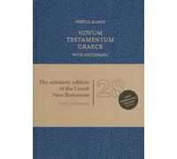 Novum Testamentum Graece: Nestle-Aland: With Dictionary