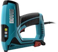 Novus 031-0360 Agrafeuse électrique J-150 (pour agrafes à fil fin jusqu'à 14 mm et clous jusqu'à 16 mm et agrafeuses H, poids : 1,6 kg, couleur : bleu, agrafeuse, pistolet)