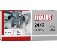 Novus® 040-0026 Heftklammern Nr. 24/6 DIN Super - Stahldraht, verzinkt