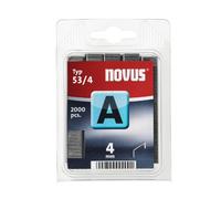 Novus 042-0354 Blister de 2000 Agrafes fines 53/4 Rouge