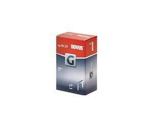 Novus 042-0529 Carton de 5000 Agrafes plates 11/10 mm Rouge