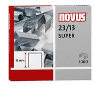 Novus Agrafes 23/13 – 1000 pièces zinguées – Compatible avec agrafeuses bloc (042-0533) G