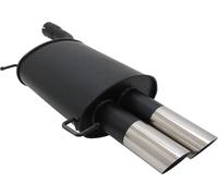 Novus acier sport Silencieux BMW E60 2x76 rond en acier inoxydable