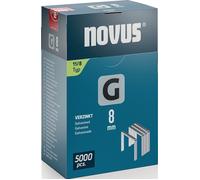 NOVUS Agrafe à fil d'acier plat G Type 11 l10,6xL8 mm largeur de fil 1,25 mm
