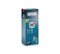 NOVUS Agrafe fine H type 37 largeur de l’agrafe 10,6 mm 8 mm 0,75 mm super dur