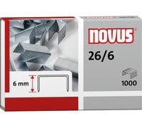 NOVUS Agrafes 040-0160 26/6 zinguées 5.000 pcs/paquet
