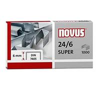 Novus Agrafes 24/6 Din Super Contenu: 1000 Pièces Zingué