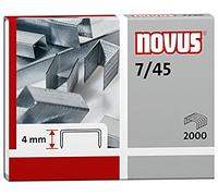 Novus Agrafes 7/45 Zingué Contenu: 2000 Pièces