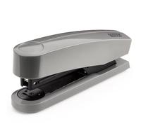 NOVUS Agrafeuse B2 Color ID 2.0 (capacité d'agrafage de 25 feuilles, mécanisme de chargement par le haut, appareil en métal avec un capot en plastique, 200 agrafes incluses) Gris