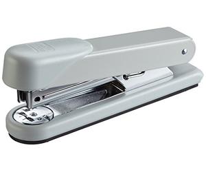 Novus Agrafeuse robuste (capacité d'agrafage : 30 feuilles de papier, 200 agrafes 24/6 DIN SUPER) gris