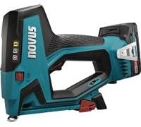 Novus Agrafeuse sans fil J-551 (pour agrafes à fil plat jusqu'à 14 mm et clous jusqu'à 16 mm, agrafes G, poids : 1,976 kg, sans batterie, agrafeuse manuelle) 031-0365