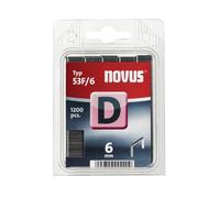 Agrafes à fil plat type D53F/6 1200 pces Novus