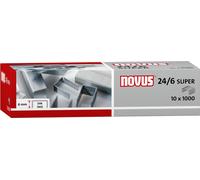 NOVUS Heftklammern 24/6 DIN SUPER 10.000 Stk. 6mm