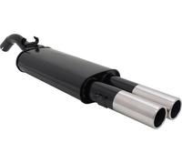 Novus N acier sport Silencieux d'échappement sport VW Golf 2 II 2x76 rond droit